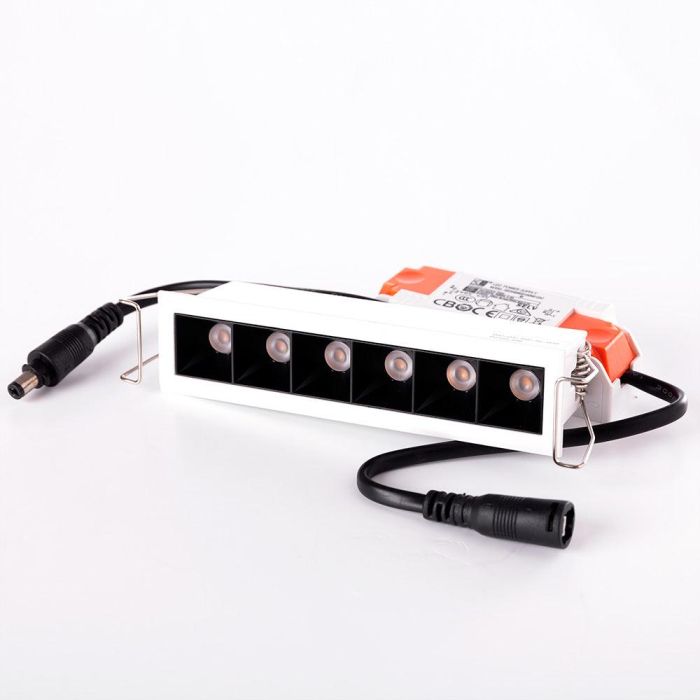 Foco Downlight LED 8W 612Lm 4200ºK Rectangular PRO SMD3030 50.000H [JW-8W-M-W] 3