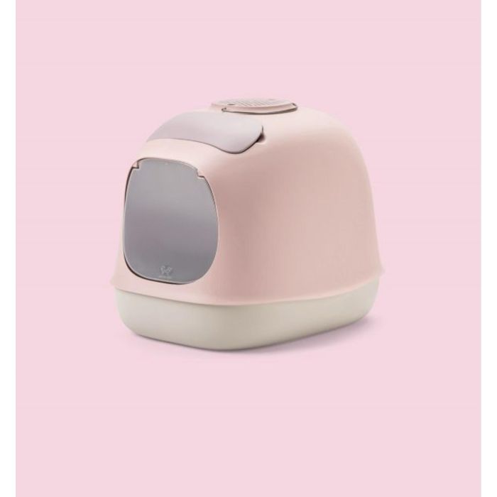 United Pets Arenero Cubierto para Gatos Minú Gris 40x50 cm con Filtro de Carbón y Pala, Polipropileno 3 United Pets Arenero Cubierto para Gatos Minú Gris 40x50 cm con Filtro de Carbón y Pala, Polipropileno 3