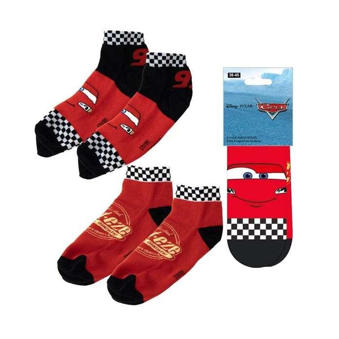 Cerdá Pack Calcetines Tobillero Cars Sin Talla para Niños 2