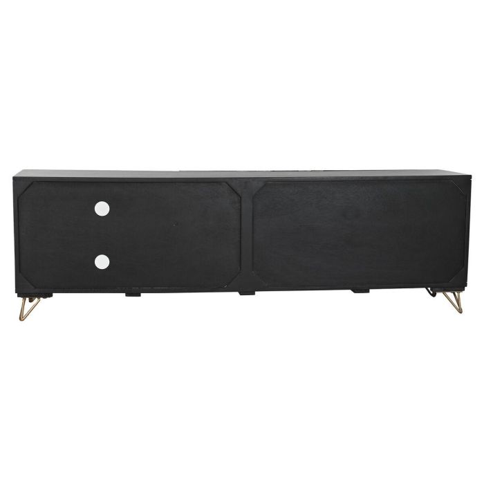 Mueble Tv Colonial DKD Home Decor Negro 40 x 50 x 160 cm 8