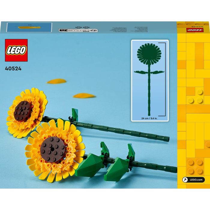LEGO 40524 Girasoles Flowers Kit de Construcción - Maqueta 191 piezas - 25 cm Altura - Edad +8 años 2 LEGO 40524 Girasoles Flowers Kit de Construcción - Maqueta 191 piezas - 25 cm Altura - Edad +8 años 2