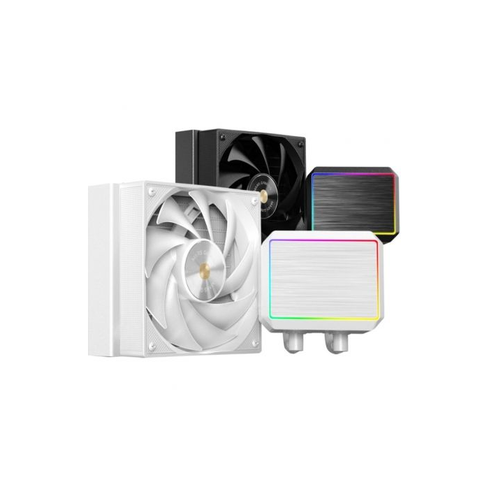 Mars Gaming ML-PROII120 Refrigeración Líquida AIO 120mm Blanca hasta 300W TDP, Bomba 4ª Gen, Ventilador FDB ultra-silencioso