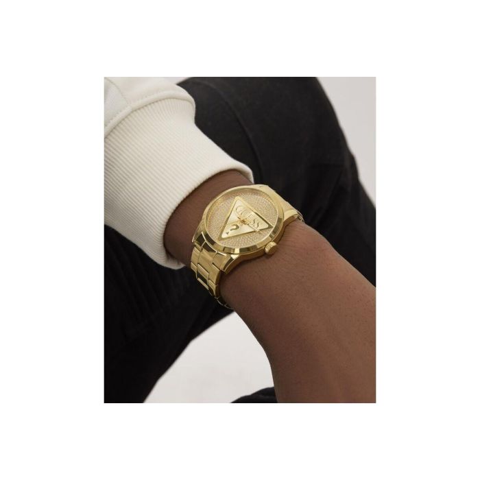 Reloj Hombre Guess BADGE Dorado 5 Reloj Hombre Guess BADGE Dorado 5