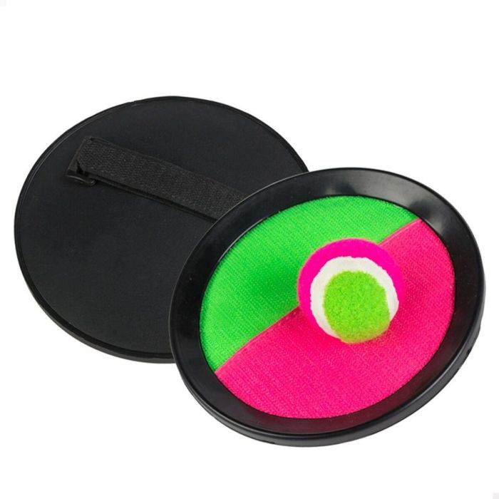 Juguete de Playa Colorbaby Catch Ball 20 x 2 x 20 cm Velcro (12 Unidades) 2 Juguete de Playa Colorbaby Catch Ball 20 x 2 x 20 cm Velcro (12 Unidades) 2