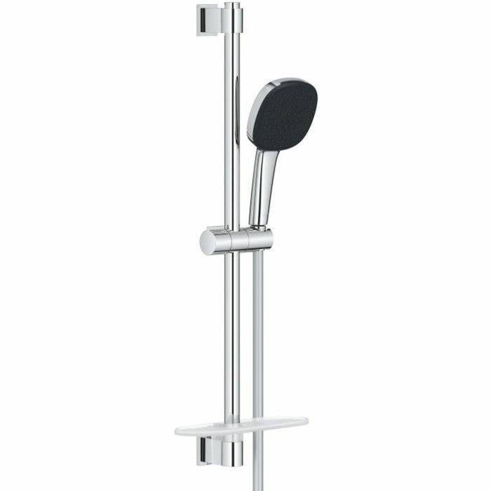 GROHE Vitalio Comfort 110 26929001 GRO4005176767685 - Set de Ducha con Rociador de 2 Chorros, Barra, Flexo y Estante - Ahorro Agua Cromo 0 GROHE Vitalio Comfort 110 26929001 GRO4005176767685 - Set de Ducha con Rociador de 2 Chorros, Barra, Flexo y Estante - Ahorro Agua Cromo 0