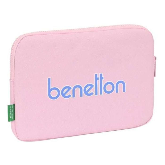 Funda para Portátil Benetton Pink Rosa (31 x 23 x 2 cm) 1