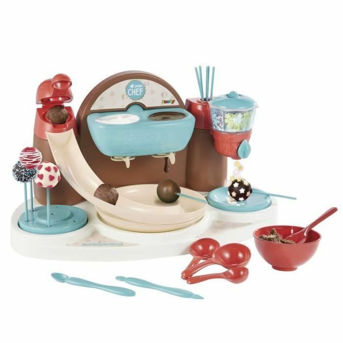 Smoby Chef Fábrica de Cake Pops | Juego de Cocina Infantil para Crear Postres Caseros y Cupcakes | Libro de Recetas Incluido 4 Smoby Chef Fábrica de Cake Pops | Juego de Cocina Infantil para Crear Postres Caseros y Cupcakes | Libro de Recetas Incluido 4