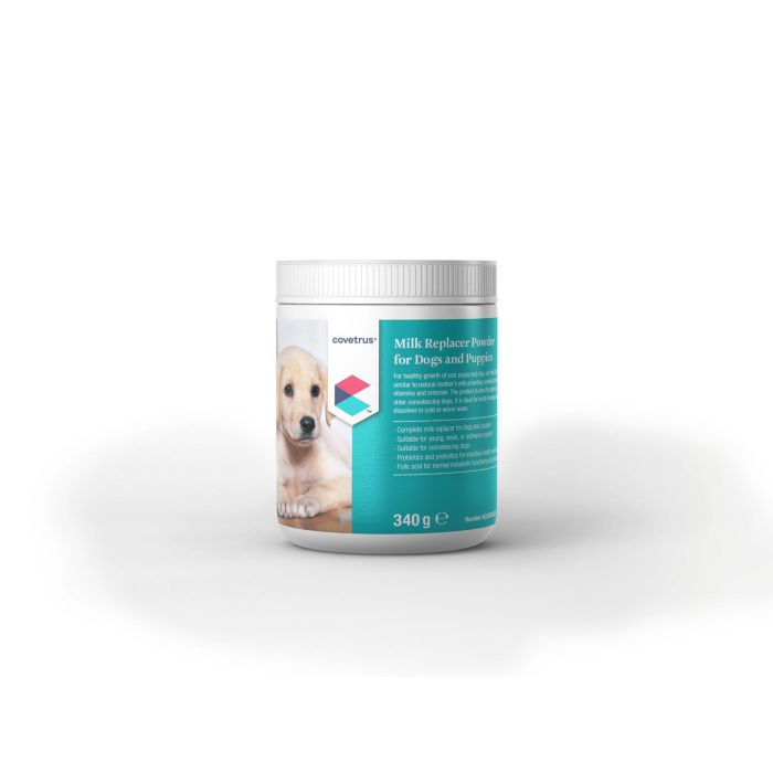 Nutricarevet Puppy Milk de Covetrus - Sustituto de Leche Completo para Cachorros y Perros - Polvo 340g