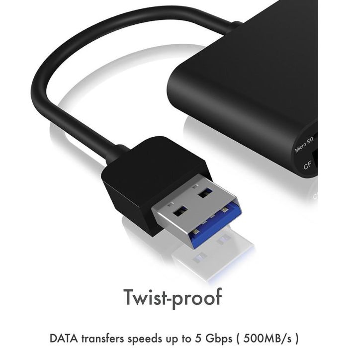 ICY BOX IB-CR301-U3 USB 3.0 SD/MicroSD/CF Kartenleser 4
