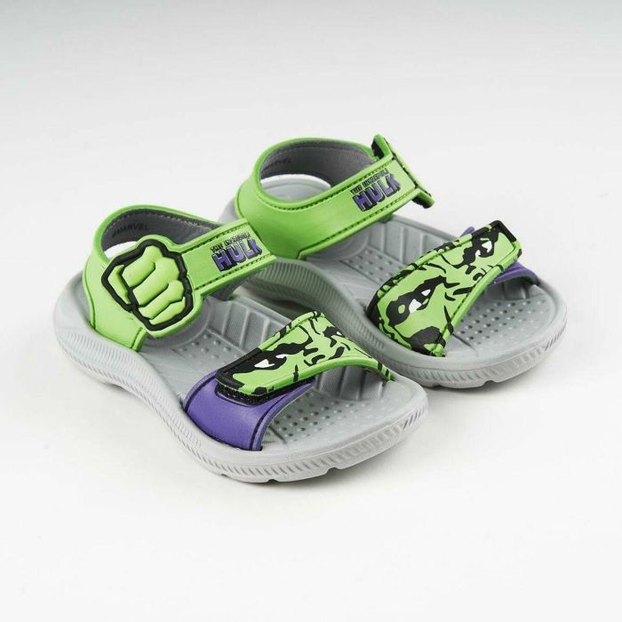 Sandalias Infantiles The Avengers Verde 2 Sandalias Infantiles The Avengers Verde 2