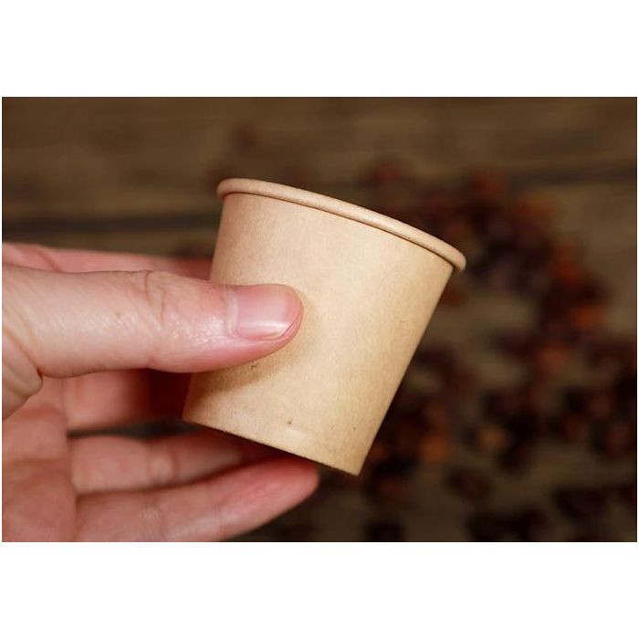 Set de 50 vasos de cartón Kraft 80 cc - Algon (36 Cajas) 3 Set de 50 vasos de cartón Kraft 80 cc - Algon (36 Cajas) 3
