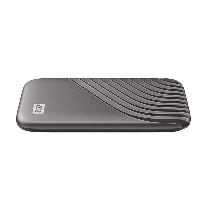 Western Digital My Passport SSD - Disco Duro Externo 500 GB, USB 3.2 / USB-C, hasta 1050MB/s, Gris, con Cifrado Hardware 5