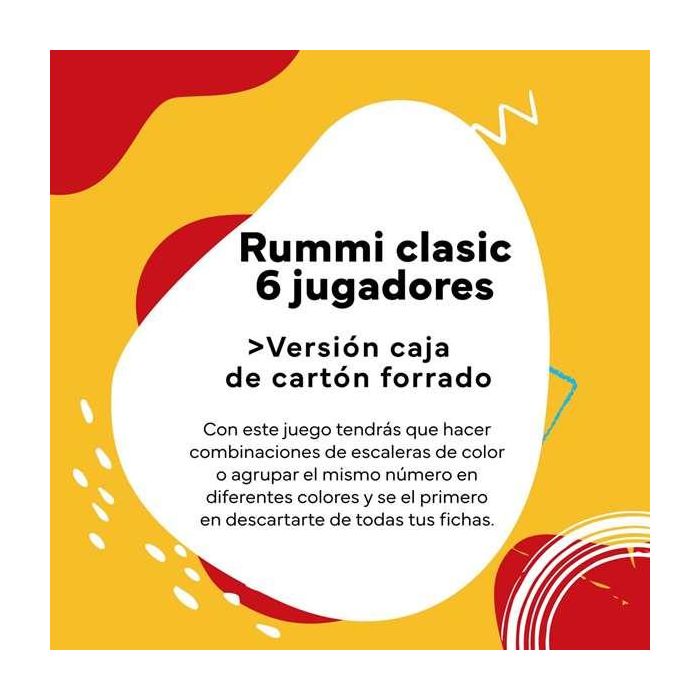 Cayro Juego Rummi Clasic 6 Jugadores 35x26x6 cm 3 Cayro Juego Rummi Clasic 6 Jugadores 35x26x6 cm 3