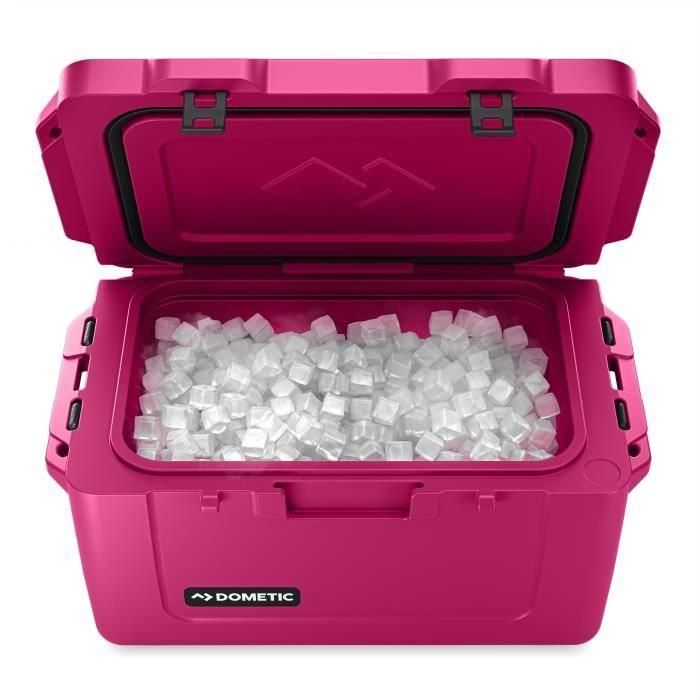 Dometic DOM6951218429920 Nevera Portátil Patrol 35 - 36L - Rosa - Tapón de Drenaje - Mantiene el Hielo Varios Días 1