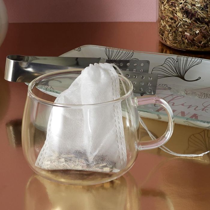 Cook Concept Juego de 5 Bolsas Reutilizables para Té e Infusiones de Algodón Lavables 5,5x8 cm 4