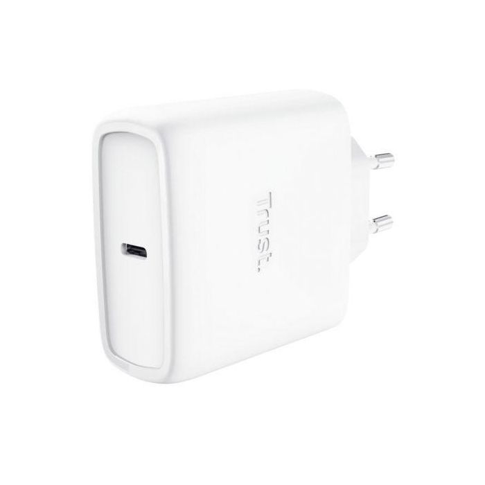 Trust Cargador de Pared GaN Maxo 25524 65W USB-C con Cable Incluido 1