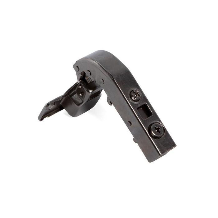 Herrajes Alk Bisagra Puma Clip Cam Estándar con cierre amortiguado, acabado grafito Ø35, apertura 105º, contracodo para puertas 14-22mm