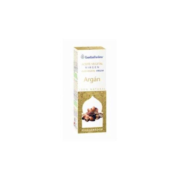ESENTIAL AROMS Aceite Vegetal de Argán Bio 50ml, Primera Presión en Frío, Hidratante y Antioxidante para Piel