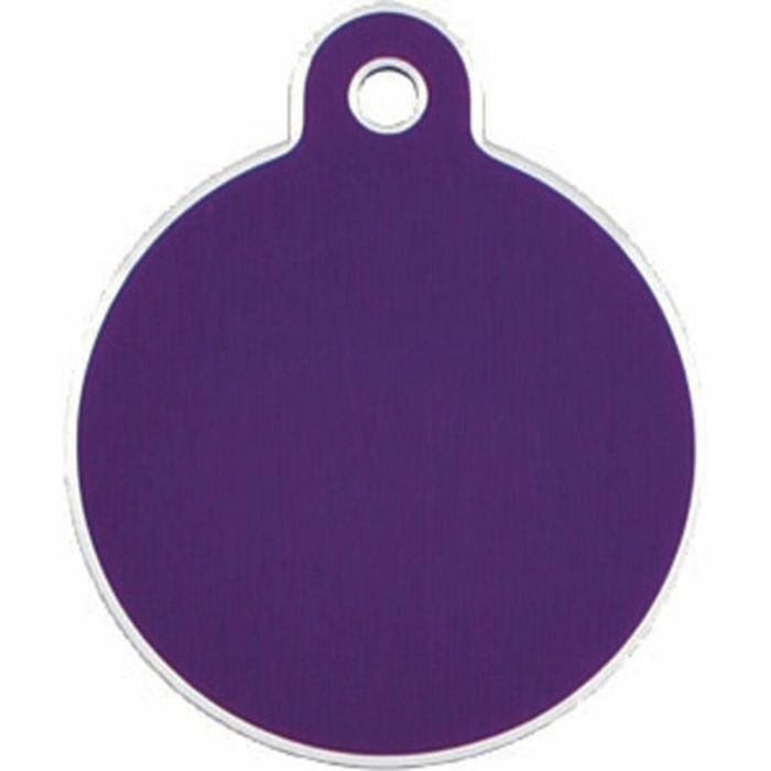 Placa identificativa para collar Imarc Circle Lila 1