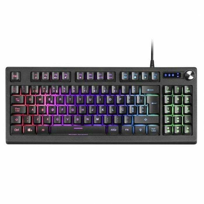 Teclado Gaming Mars Gaming MKREVO LED RGB Negro 7