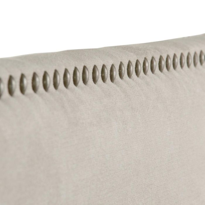 Cabecero Beige Grisáceo Tejido-Madera 160 X 4 X 80 cm