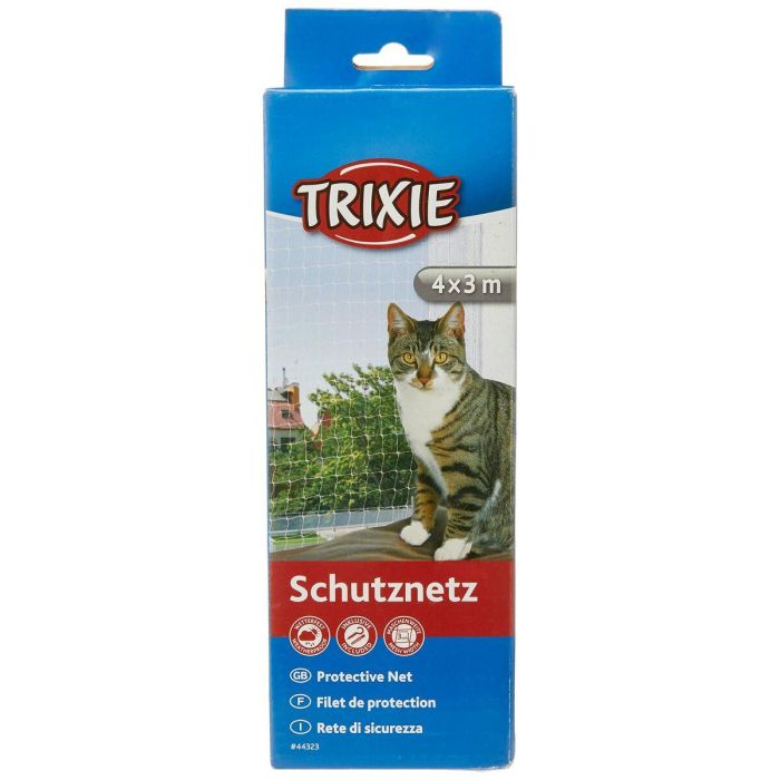 Trixie Red de protección para gatos 4 x 3 m transparente 3