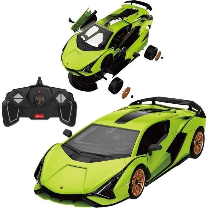 Kit de montaje Lamborghini Sian - TURBO CHALLENGE - Coche teledirigido - Verde - 1/18 2 Kit de montaje Lamborghini Sian - TURBO CHALLENGE - Coche teledirigido - Verde - 1/18 2