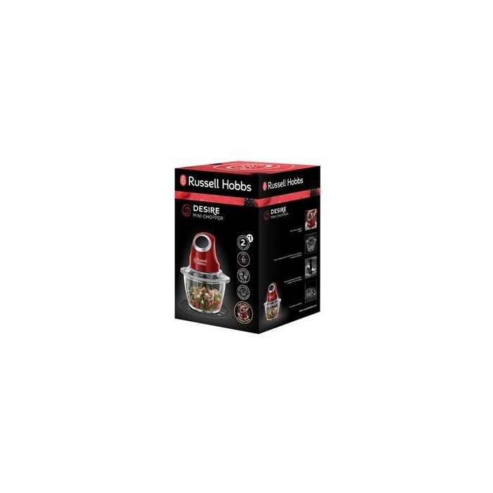 Russell Hobbs 24660-56 Picadora Desire 200W con Bol de Cristal 500ml 4 Russell Hobbs 24660-56 Picadora Desire 200W con Bol de Cristal 500ml 4