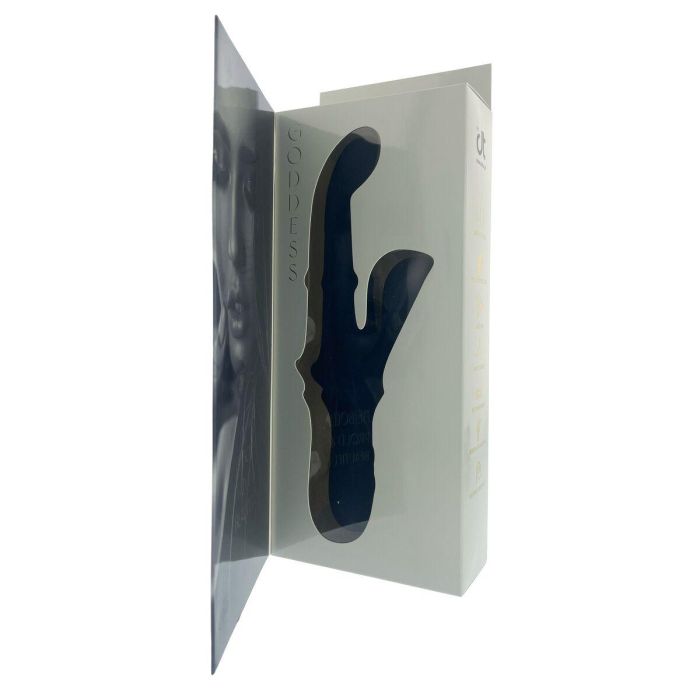 Vibrador Doble Estimulación Dream Toys Goddess Collection Azul 3 Vibrador Doble Estimulación Dream Toys Goddess Collection Azul 3