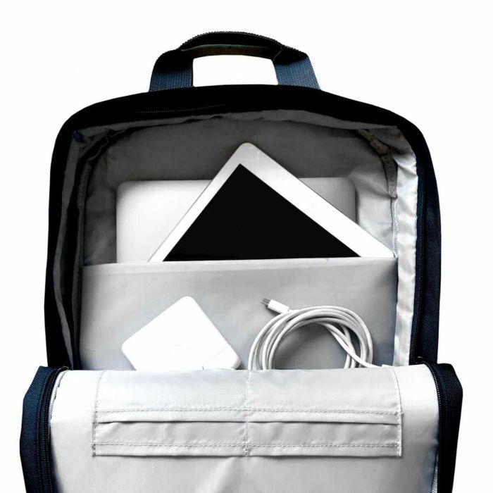 Mochila para Portátil Silver Electronics 111721540199 Azul Negro 16" 7 Mochila para Portátil Silver Electronics 111721540199 Azul Negro 16" 7