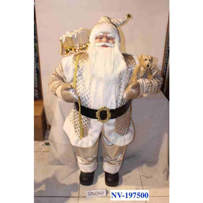 Figura Navidad Moderna DKD Home Decor Champan Gris Claro 50 x 124 x 60 cm