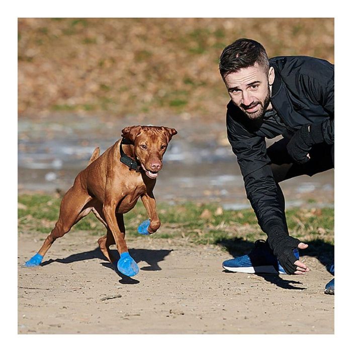 Pawz Botas Para Perro Verde XL 12Botas 4 Pawz Botas Para Perro Verde XL 12Botas 4