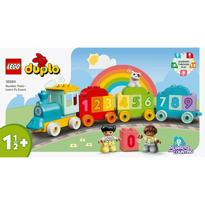 LEGO DUPLO 10954 Tren de los Números Aprende a Contar - Juguete Educativo para Bebés +18 Meses con 10 Bloques Numéricos y Figuras 7 LEGO DUPLO 10954 Tren de los Números Aprende a Contar - Juguete Educativo para Bebés +18 Meses con 10 Bloques Numéricos y Figuras 7