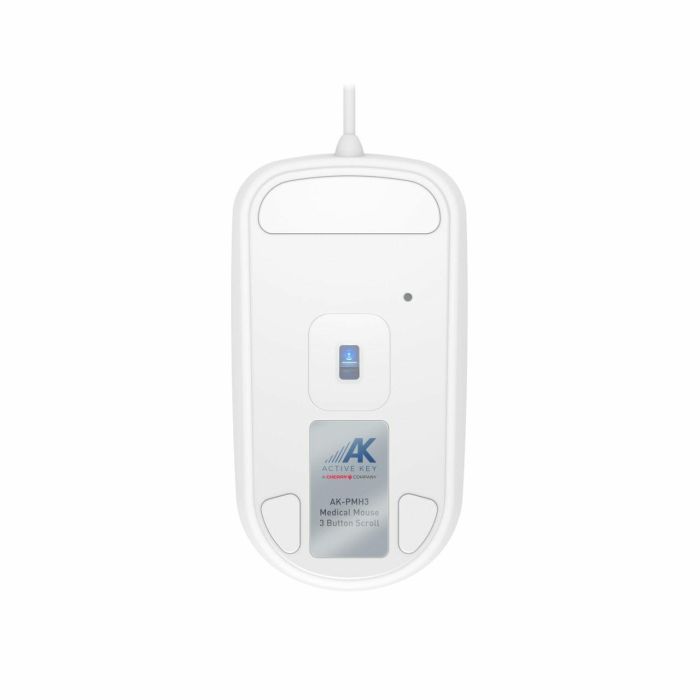Cherry Mouse AK-PMH3 Medical 3-Button Scroll corded sealed white IP68 kabelgebunden. 3-Button-Scroll-Steuerung. IP68 4
