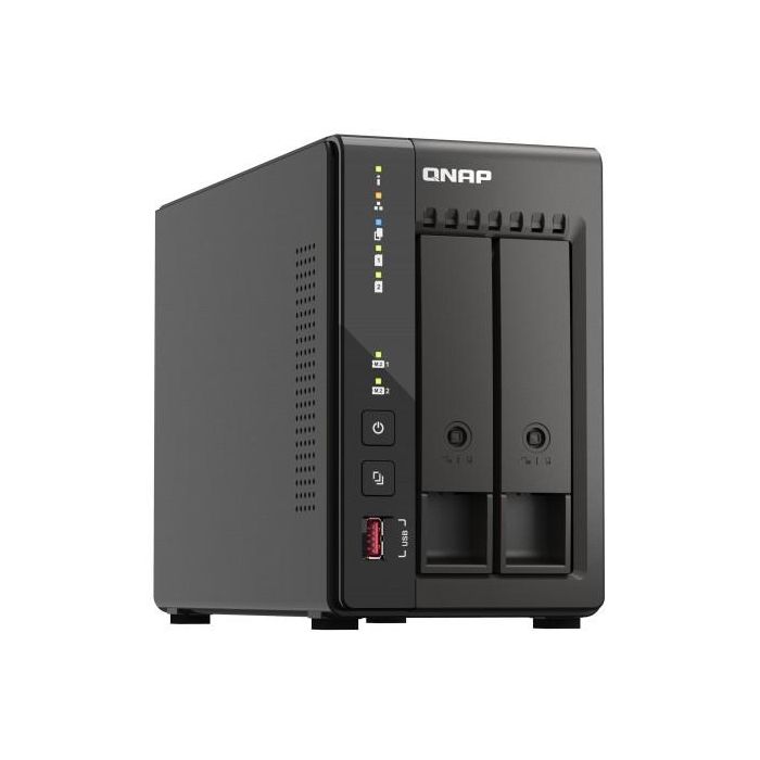 QNAP TS-253E NAS-Server 2 Bahías Intel Celeron J6412 2.6GHz SATA 6Gb/s con 8GB RAM para Pequeñas/Medianas Empresas 3