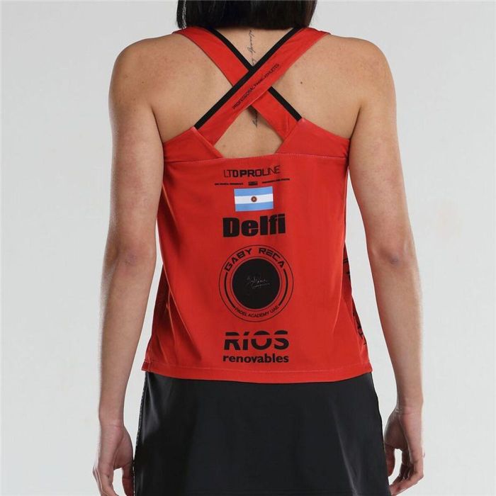 Camiseta de Tirantes Mujer Bullpadel Orlas Delfi Brea 3