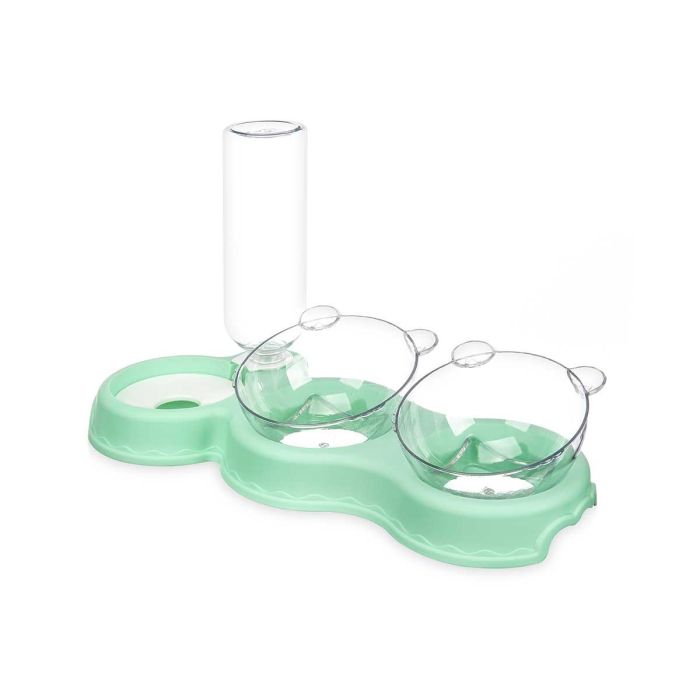 Comedero Plastico Doble Bebedero Surtidos Mascow 38X23CM (12 Unidades) 3 Comedero Plastico Doble Bebedero Surtidos Mascow 38X23CM (12 Unidades) 3