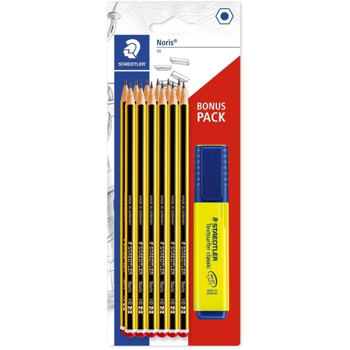 STAEDTLER Bleistifte HB Noris 120 Big Pack + 1 Textmarker retail 0 STAEDTLER Bleistifte HB Noris 120 Big Pack + 1 Textmarker retail 0