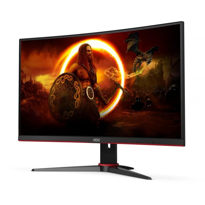 Aoc Monitor Led 23.6 Pulgadas C24 gr2Ae Full HD, Curvo, 165Hz, FreeSync, 1ms, VA, Negro/Rojo 6 Aoc Monitor Led 23.6 Pulgadas C24 gr2Ae Full HD, Curvo, 165Hz, FreeSync, 1ms, VA, Negro/Rojo 6