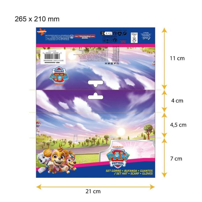 Gorro, Bufanda y Guantes The Paw Patrol Rosa 3 Piezas 2 Gorro, Bufanda y Guantes The Paw Patrol Rosa 3 Piezas 2