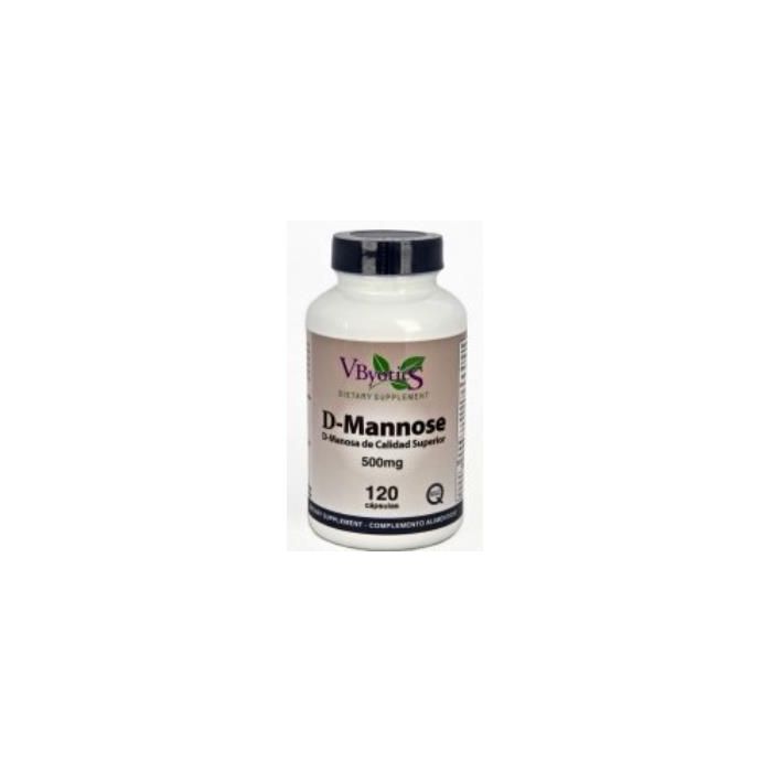 VBYOTICS D-Manosa 1500 mg 120 Cápsulas para Mantenimiento de Vías Urinarias