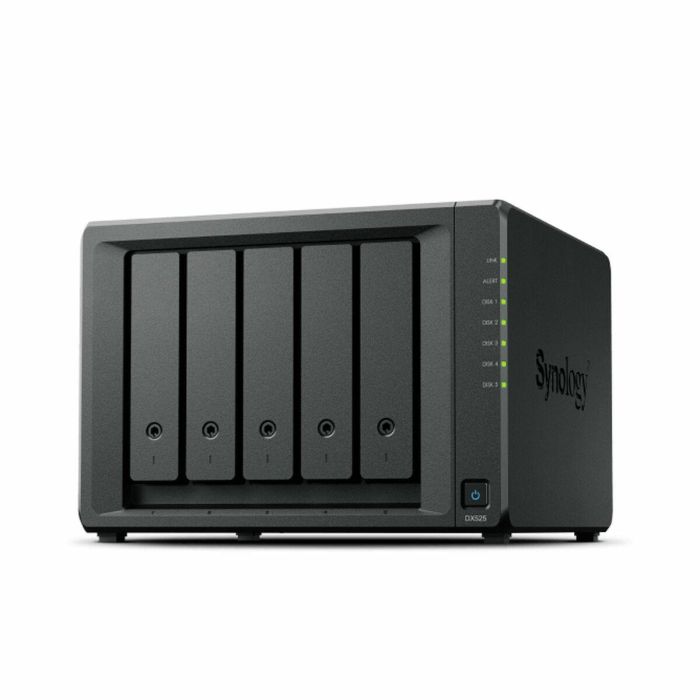 Synology DX525 Servidor NAS Estación de Discos con 5 Bahías, Compatible con HDD 3.5" y SSD 2.5" SATA, Hot-Swap 0 Synology DX525 Servidor NAS Estación de Discos con 5 Bahías, Compatible con HDD 3.5" y SSD 2.5" SATA, Hot-Swap 0