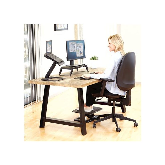 Fellowes Soporte para Monitor 8060501, Ajuste de Altura, Hasta 18 kg, Negro 3