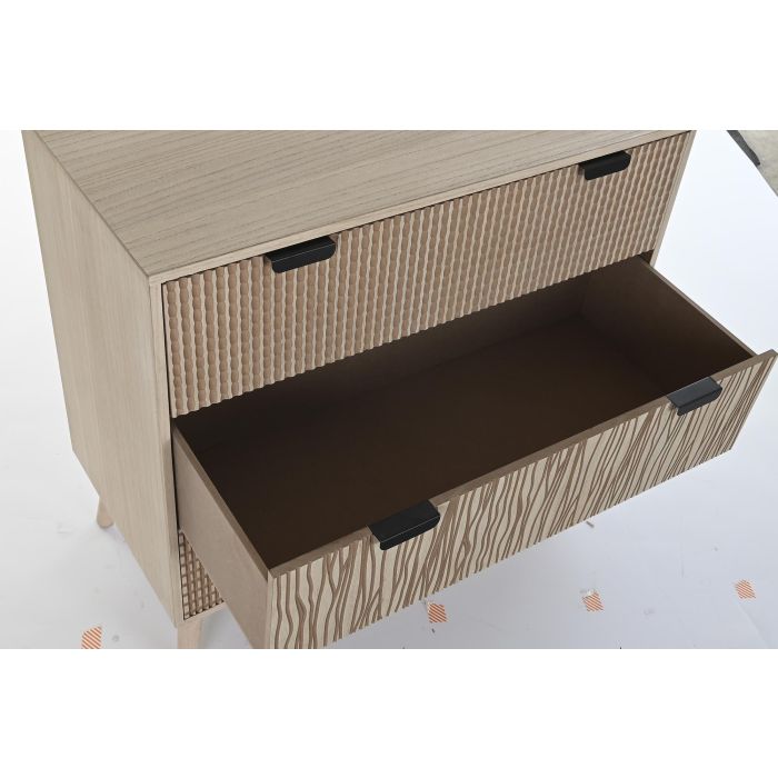 DKD Home Decor Cómoda Boho de Abeto y MDF Marrón 80x40x77 cm 3 DKD Home Decor Cómoda Boho de Abeto y MDF Marrón 80x40x77 cm 3