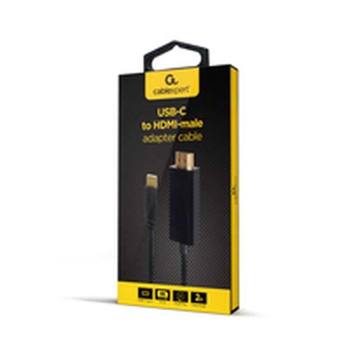 Adaptador USB C a HDMI GEMBIRD A-CM-HDMIM-01 2 m 1 Adaptador USB C a HDMI GEMBIRD A-CM-HDMIM-01 2 m 1