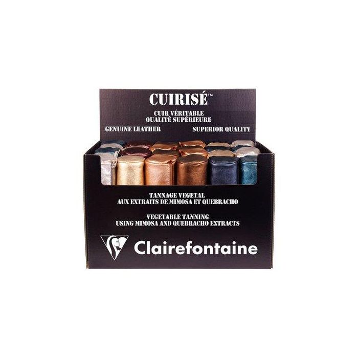 Portatodo Clairefontaine Cuirise 3X8 Expositor De 24