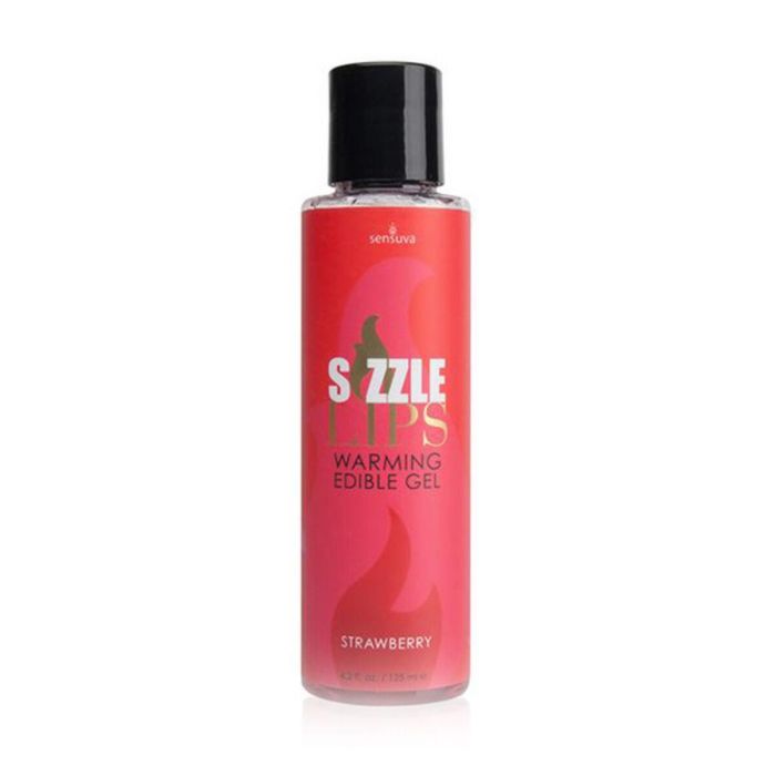 Gel Sabor Fresa Sizzle Lips (125 ml) Sensuva 7303 125 ml