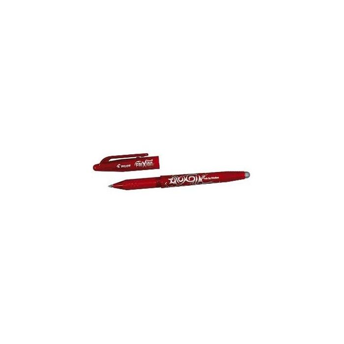 PILOT FriXion BL-FR7 Bolígrafo Borrable 0.4mm Rojo con Capuchón - Tinta Gel