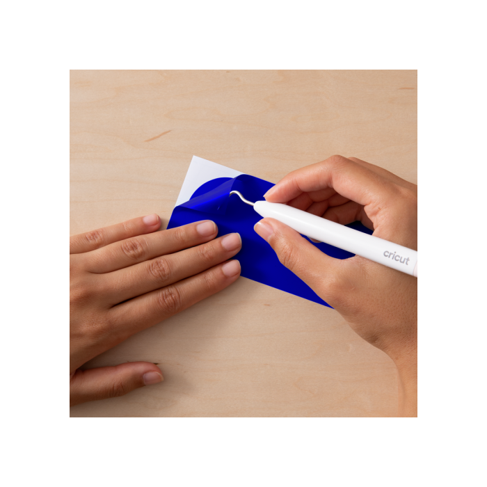 Cricut Joy Xtra Smart Vinyl Lámina de vinilo de transferencia térmica liso, Azul, 241x305 mm, Compatible con Cricut Joy Xtra, Ref. 2010373 3 Cricut Joy Xtra Smart Vinyl Lámina de vinilo de transferencia térmica liso, Azul, 241x305 mm, Compatible con Cricut Joy Xtra, Ref. 2010373 3