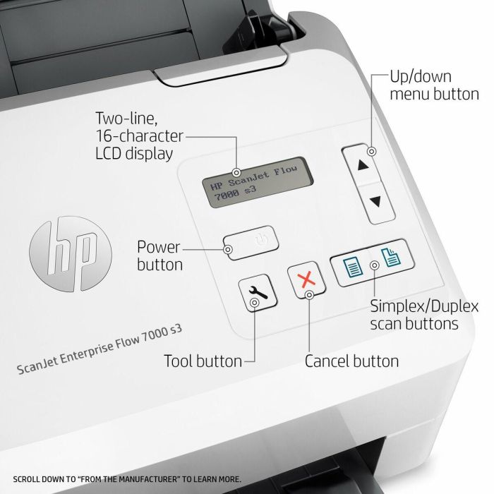 Escáner HP ScanJet Enterprise Flow 7000 S3 75 ppm 2